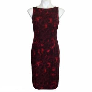Martin + Osa Silk Floral Sheath Dress